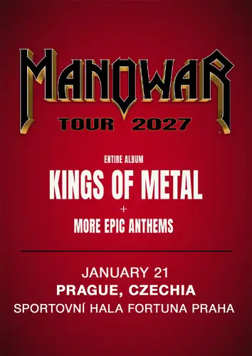 Manowar Kings of Metal (Prague)